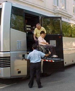 Bus accessibile per gruppi turistici