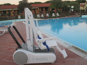 Sollevatore da piscina in resort